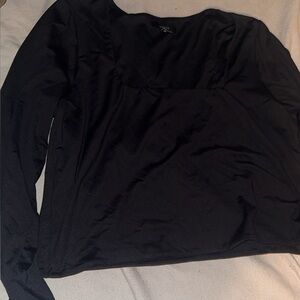 Forever 21 Black Long Sleeve Blouse
